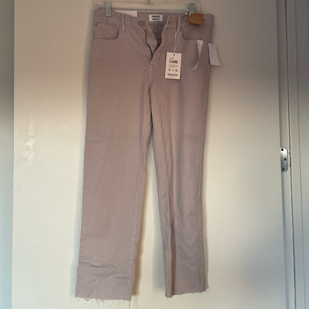 Gray Kensie straight ankle pants